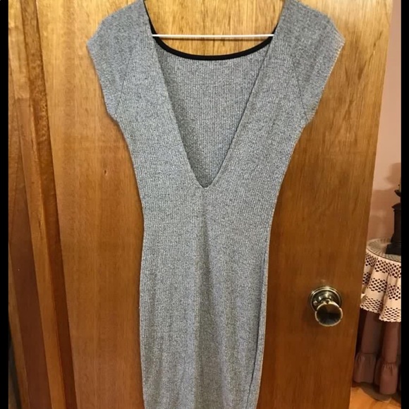M Boutique Gray Midi Dress - Picture 2 of 2